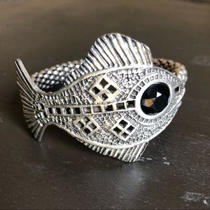 Retired Chico’s Silver Fish Bracelet Cuff Flex